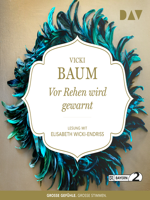 Title details for Vor Rehen wird gewarnt by Vicki Baum - Wait list